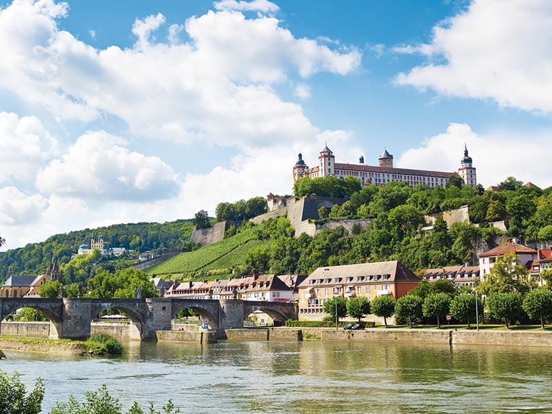 Marienberg Fortress on the Main River in Würzburg, Germany